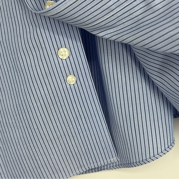 Brooks Brothers 16 1/2 - 6-7 Blue Dress Shirt - Picture 5 of 5